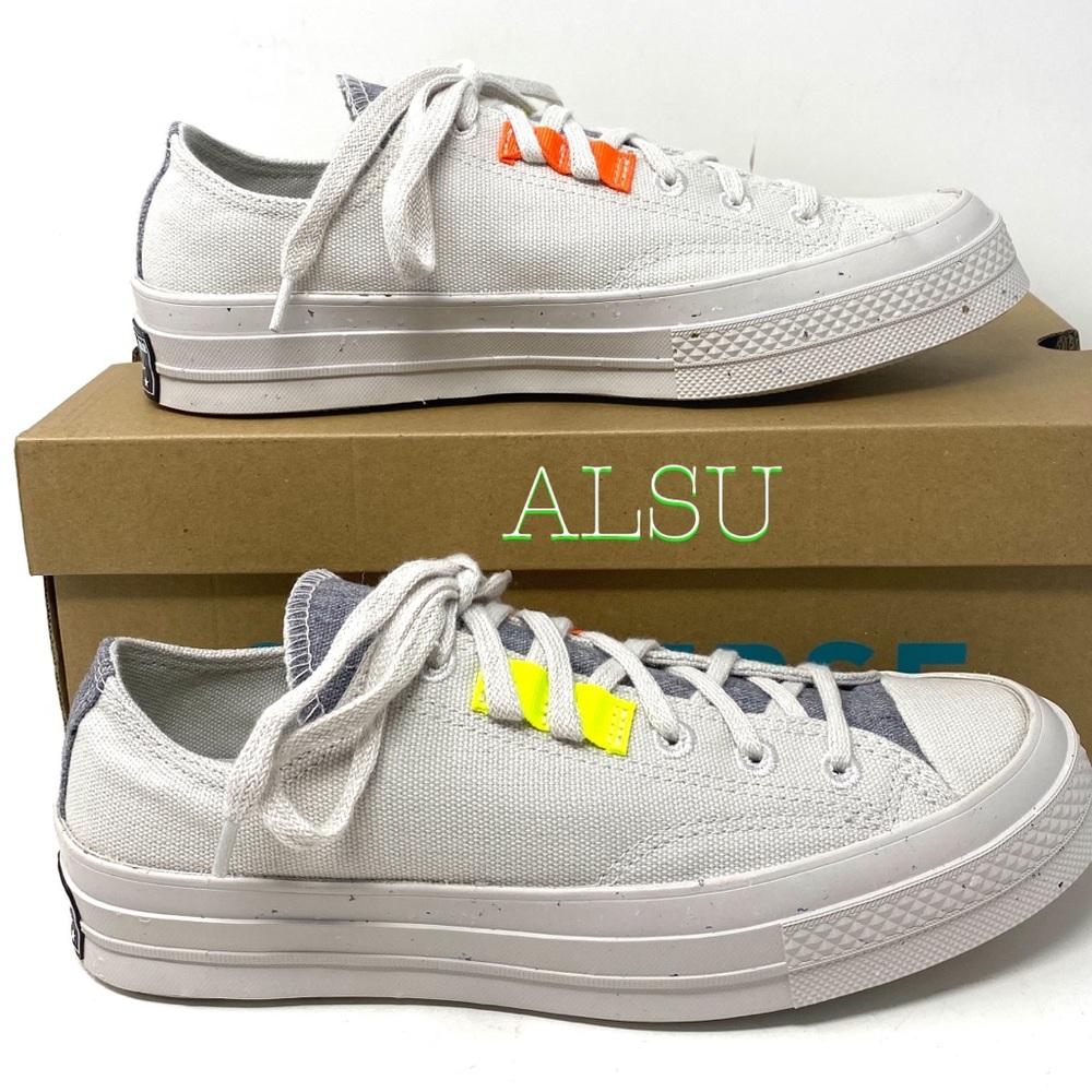 Converse Chuck 70 Canvas Pale Putty Gray Casual Womens Size Sneakers 168618C - Picture 3 of 10